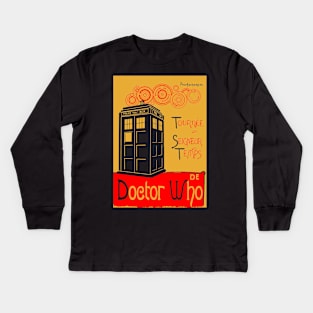 Doctor Who Noir Kids Long Sleeve T-Shirt